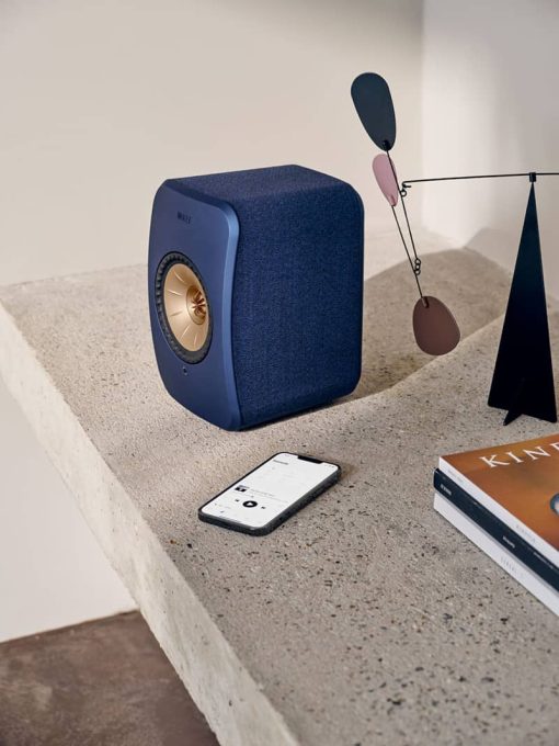 KEF LSX II Cobalt Blue Wireless Bookshelf Speakers (Pair) - Image 8