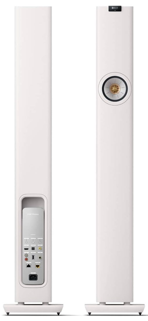 KEF Mineral White LS60 Wireless HiFi Speakers (Pair) - Image 2