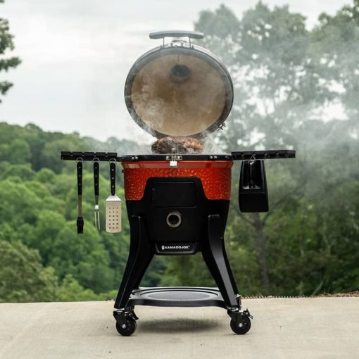Kamado Joe 18" Pellet Joe Blaze Red Ceramic Pellet Grill - Image 4