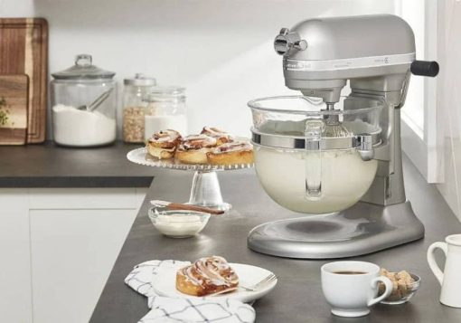 KitchenAid Professional 6500 Design Series Bowl-Lift 6 Qt. Sugar Pearl Silver Stand Mixer - Image 2