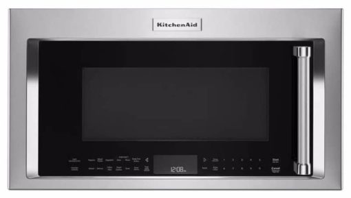 KitchenAid 30" PrintShield Stainless Steel Over-The-Range Microwave Hood Combination With Convection Cooking