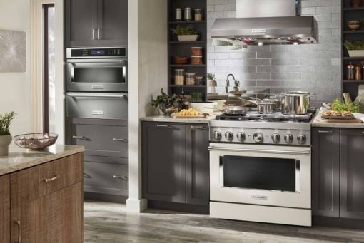 KitchenAid 36" Stainless Steel Commercial-Style Wall-Mount Canopy Range Hood - Image 6