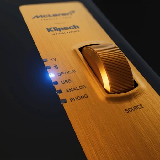 Klipsch The Fives McLaren Edition Black Powered Bookshelf Speakers (Pair) - Image 5