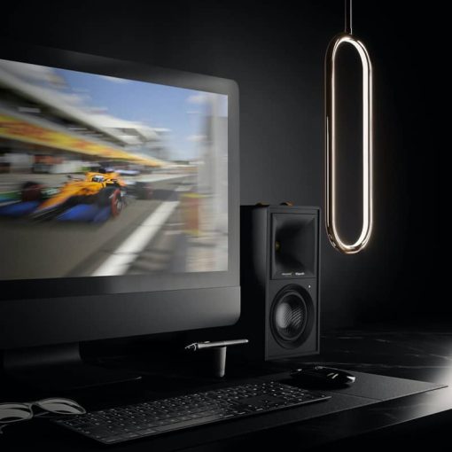Klipsch The Fives McLaren Edition Black Powered Bookshelf Speakers (Pair) - Image 8