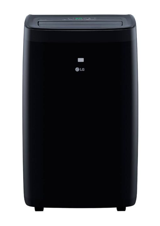 LG 10,000 BTU DOE (14,000 BTU ASHRAE) 115V Black Smart Wi-Fi Portable Air Conditioner