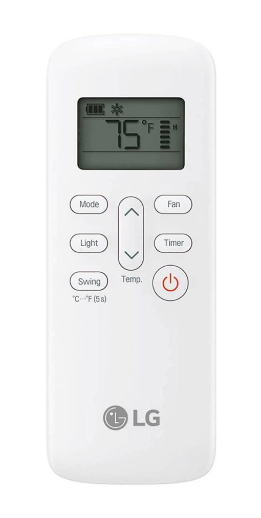 LG 10,000 BTU DOE (14,000 BTU ASHRAE) 115V Black Smart Wi-Fi Portable Air Conditioner - Image 10