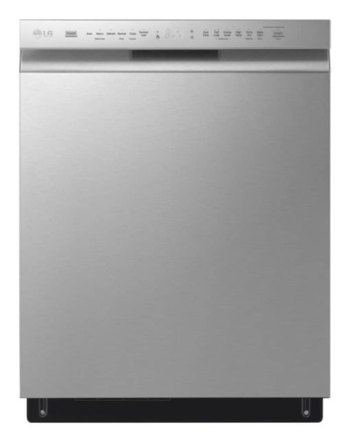 LG 24" PrintProof Stainless Steel Front Control Dishwasher With Quadwash And 3rd Rack