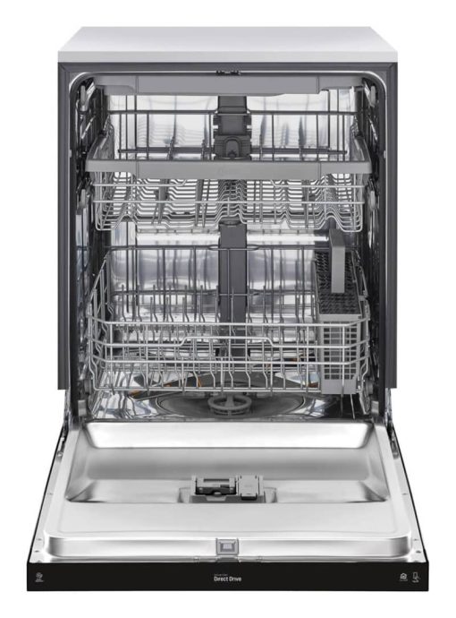 LG 24" Black Front Control Dishwasher With Quadwash And 3rd Rack - Image 3
