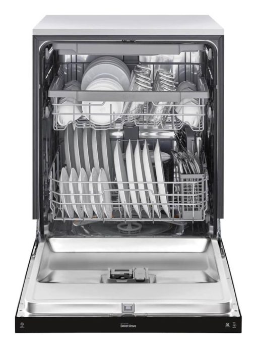 LG 24" Black Front Control Dishwasher With Quadwash And 3rd Rack - Image 2