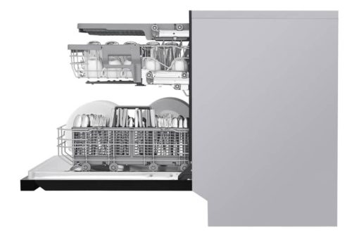 LG 24" Black Front Control Dishwasher With Quadwash And 3rd Rack - Image 5