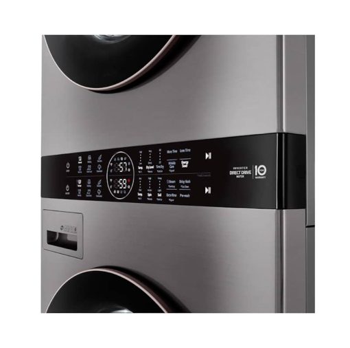 LG 27" Graphite Steel WashTower With Center Control Single Unit Front Load 4.5 Cu. Ft. Washer & 7.4 Cu. Ft. Electric Dryer Combo - Image 11