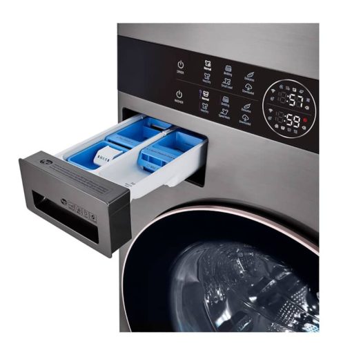 LG 27" Graphite Steel WashTower With Center Control Single Unit Front Load 4.5 Cu. Ft. Washer & 7.4 Cu. Ft. Electric Dryer Combo - Image 12