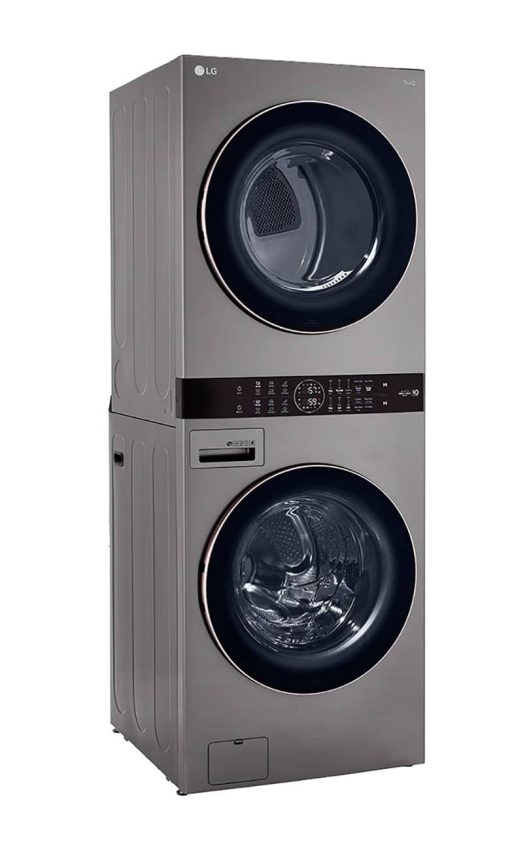 LG 27" Graphite Steel WashTower With Center Control Single Unit Front Load 4.5 Cu. Ft. Washer & 7.4 Cu. Ft. Electric Dryer Combo - Image 6