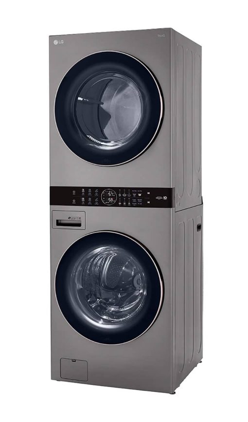 LG 27" Graphite Steel WashTower With Center Control Single Unit Front Load 4.5 Cu. Ft. Washer & 7.4 Cu. Ft. Electric Dryer Combo - Image 3