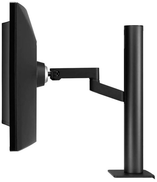 LG 34" Black QHD Curved UltraWide Ergo IPS HDR Monitor - Image 3