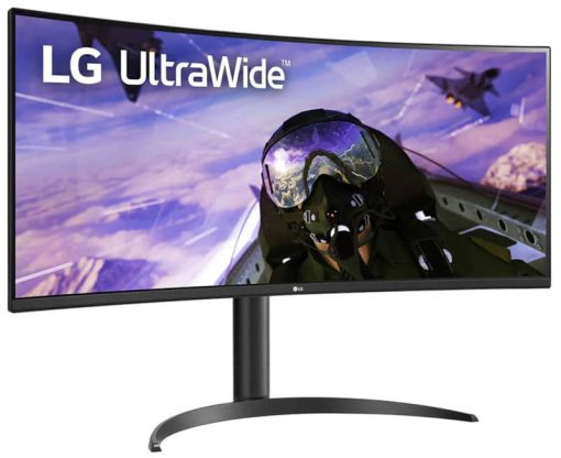 LG 34" Black QHD Curved Ultrawide IPS HDR FreeSync Monitor - Image 4