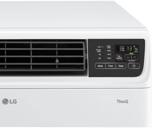 LG 18,000 BTU White DUAL Inverter Smart Wi-Fi Enabled Window Air Conditioner - Image 7