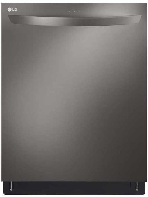 LG 24" PrintProof Black Stainless Steel Top Control Dishwasher With QuadWash
