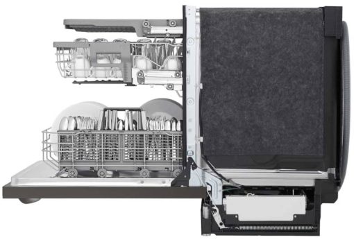 LG 24" PrintProof Black Stainless Steel Top Control Dishwasher With QuadWash - Image 12