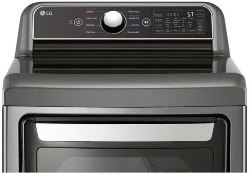 LG 7.3 Cu. Ft. Graphite Steel Electric Dryer With EasyLoad Door - Image 10
