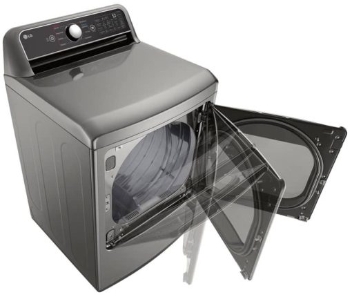 LG 7.3 Cu. Ft. Graphite Steel Electric Dryer With EasyLoad Door - Image 8