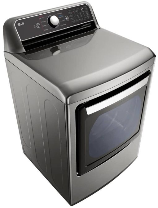 LG 7.3 Cu. Ft. Graphite Steel Electric Dryer With EasyLoad Door - Image 5