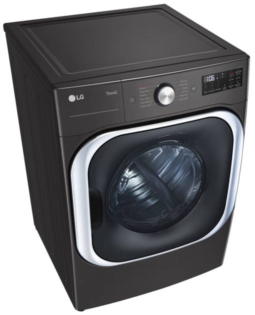 LG 9 Cu. Ft. Black Steel Front Load Gas Dryer With TurboSteam And Built-In Intelligence - Image 7