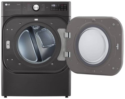 LG 9 Cu. Ft. Black Steel Front Load Gas Dryer With TurboSteam And Built-In Intelligence - Image 2