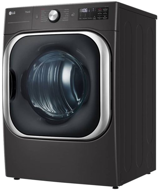 LG 9 Cu. Ft. Black Steel Front Load Gas Dryer With TurboSteam And Built-In Intelligence - Image 4