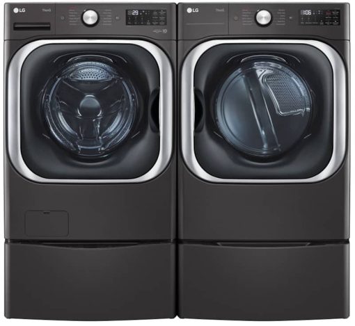 LG 9 Cu. Ft. Black Steel Front Load Gas Dryer With TurboSteam And Built-In Intelligence - Image 13