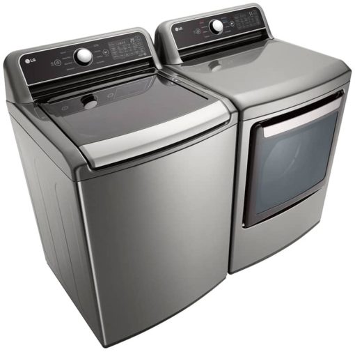 LG 7.3 Cu. Ft. Graphite Steel Gas Dryer With EasyLoad Door - Image 17