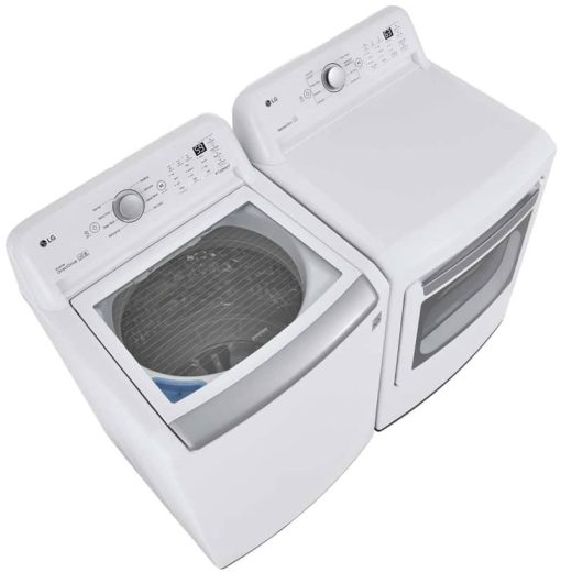 LG 7.3 Cu. Ft. White Electric Dryer With Sensor Dry Technology - Image 17