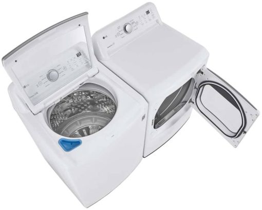 LG 7.3 Cu. Ft. White Electric Dryer With Sensor Dry Technology - Image 18
