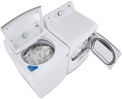 LG 7.3 Cu. Ft. White Electric Dryer With Sensor Dry Technology - Image 19