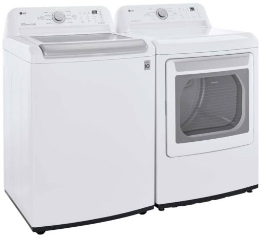 LG 7.3 Cu. Ft. White Electric Dryer With Sensor Dry Technology - Image 16