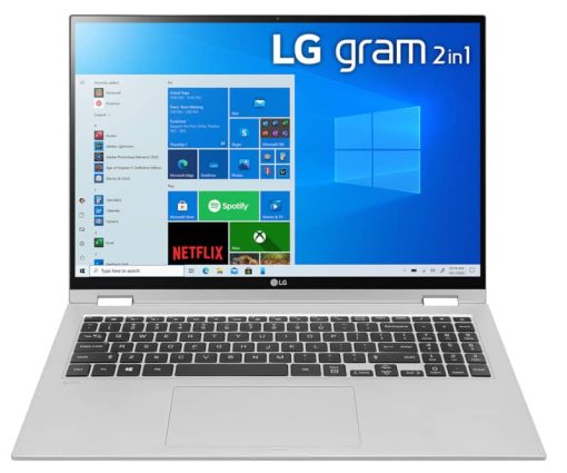 LG Gram 16" Silver Ultra-Slim Laptop Intel Evo i7-1165G7 16GB RAM 2TB SSD, Intel Iris Xe Graphics