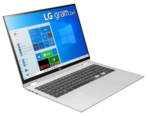 LG Gram 16" Silver Ultra-Slim Laptop Intel Evo i7-1165G7 16GB RAM 2TB SSD, Intel Iris Xe Graphics - Image 3