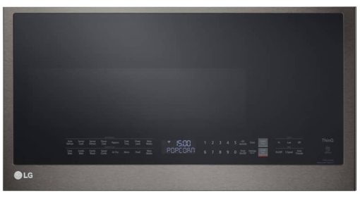 LG 1.7 Cu. Ft. PrintProof Black Stainless Steel Wi-Fi Enabled Over-The-Range Convection Microwave Oven With Air Fry - Image 8