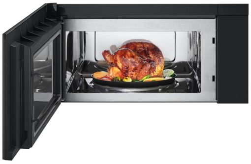LG 1.7 Cu. Ft. PrintProof Black Stainless Steel Wi-Fi Enabled Over-The-Range Convection Microwave Oven With Air Fry - Image 4