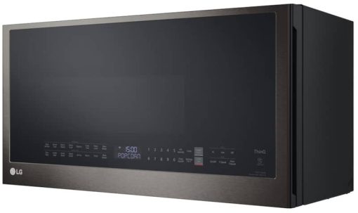 LG 1.7 Cu. Ft. PrintProof Black Stainless Steel Wi-Fi Enabled Over-The-Range Convection Microwave Oven With Air Fry - Image 10
