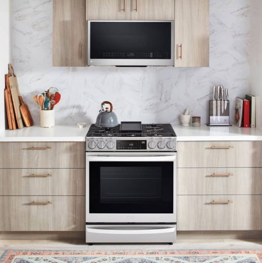 LG 1.7 Cu. Ft. PrintProof Stainless Steel Wi-Fi Enabled Over-The-Range Convection Microwave Oven With Air Fry - Image 19