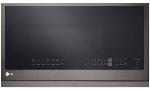 LG 2.1 Cu. Ft. PrintProof Black Stainless Steel Wi-Fi Enabled Over-The-Range Microwave Oven With EasyClean