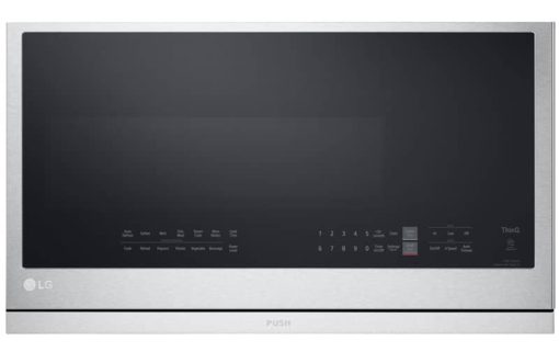 LG 2.1 Cu. Ft. PrintProof Stainless Steel Wi-Fi Enabled Over-The-Range Microwave Oven With EasyClean