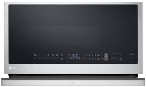 LG 2.1 Cu. Ft. PrintProof Stainless Steel Wi-Fi Enabled Over-The-Range Microwave Oven With EasyClean - Image 5