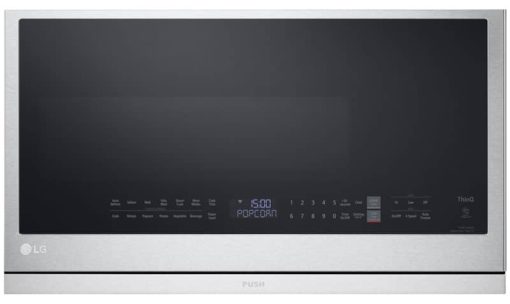LG 2.1 Cu. Ft. PrintProof Stainless Steel Wi-Fi Enabled Over-The-Range Microwave Oven With EasyClean - Image 4