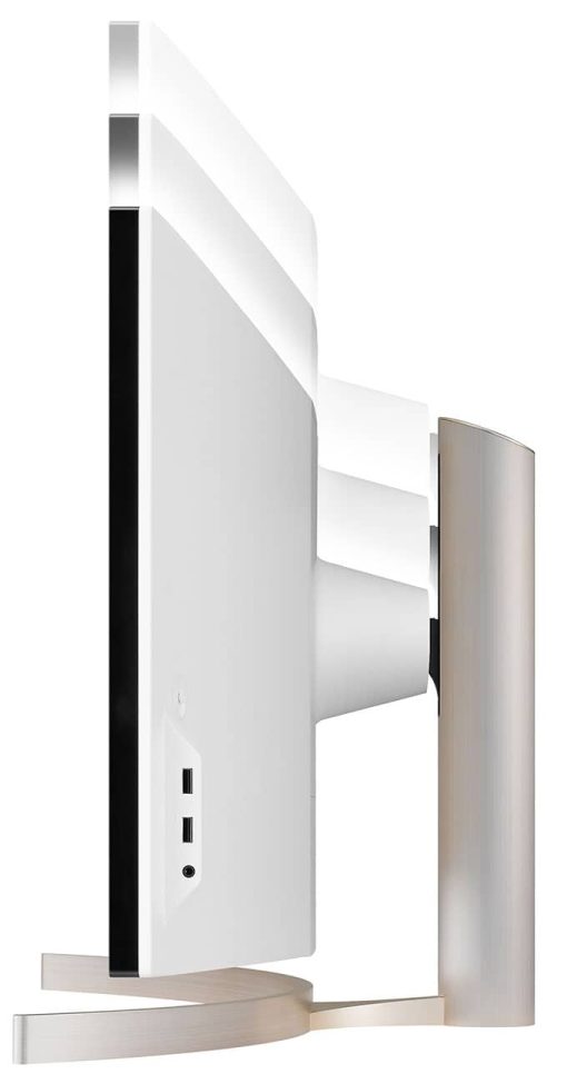 LG 49" White QHD UltraWide Dual IPS Curved LED Monitor - Image 8