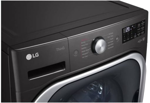 LG 5.2 Cu. Ft. Black Steel Front Load Washer With TurboWash And Built-In Intelligence - Image 10