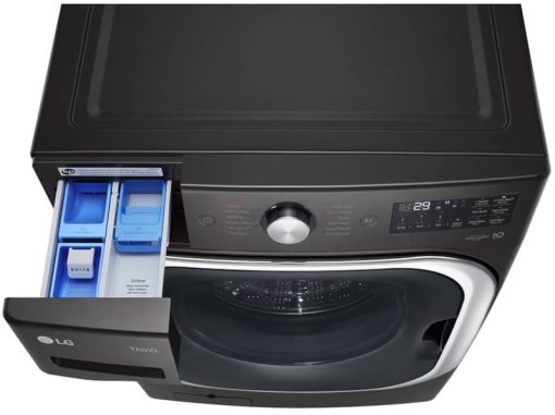 LG 5.2 Cu. Ft. Black Steel Front Load Washer With TurboWash And Built-In Intelligence - Image 11