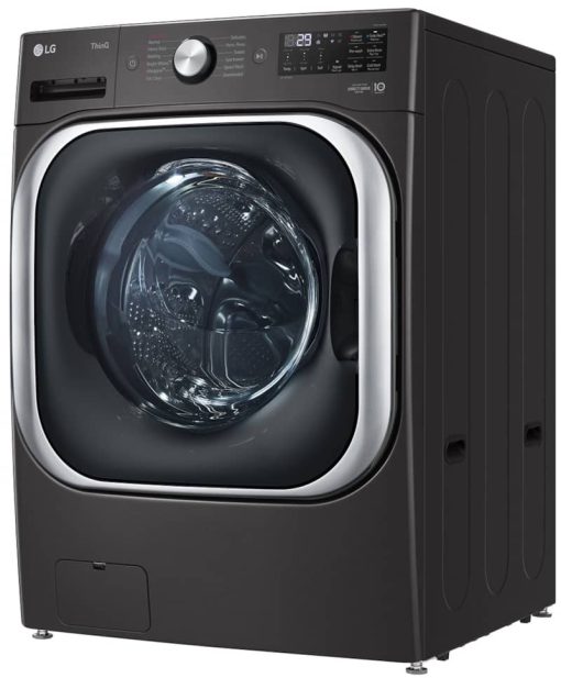 LG 5.2 Cu. Ft. Black Steel Front Load Washer With TurboWash And Built-In Intelligence - Image 4