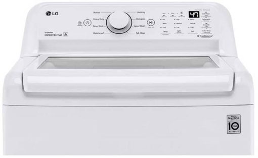 LG 4.3 Cu. Ft. White Ultra Large Capacity Top Load Washer With 4-Way Agitator & TurboDrum Technology - Image 8
